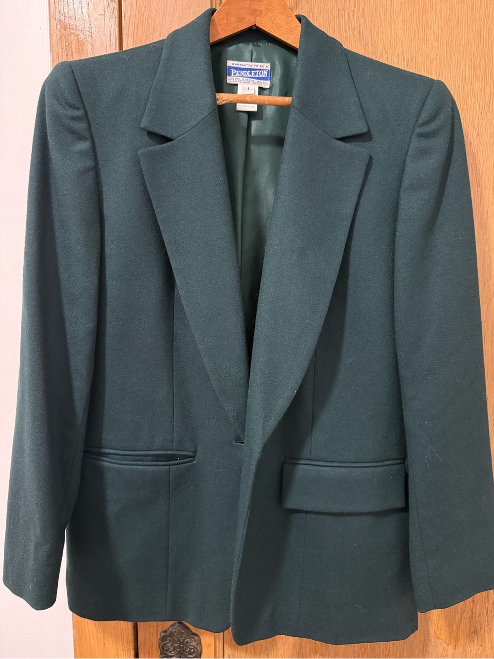 Pendleton Deep Green Tailored Blazer